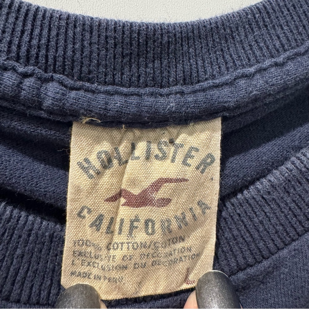 Y2K Hollister Malibu surf club distressed tee size L - Picture 3 of 6